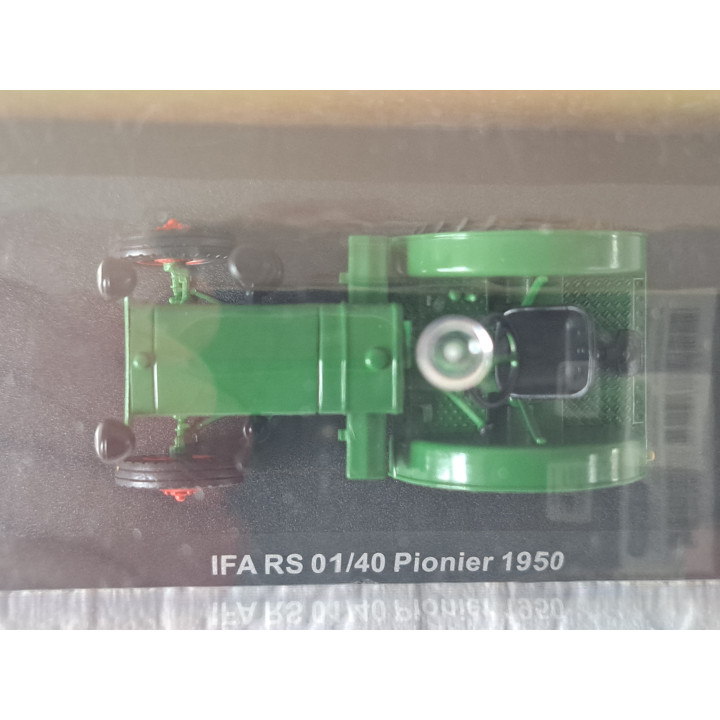IFA RS 01-40 Pionier 1950 tractor landbouwvoertuig Hachette Collections SNC 1:43 - modelauto