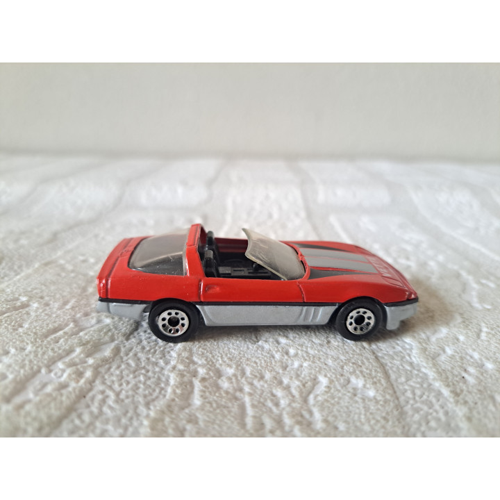 Chevrolet Corvette cabrio 1984 1:56 Matchbox, metaal - modelauto