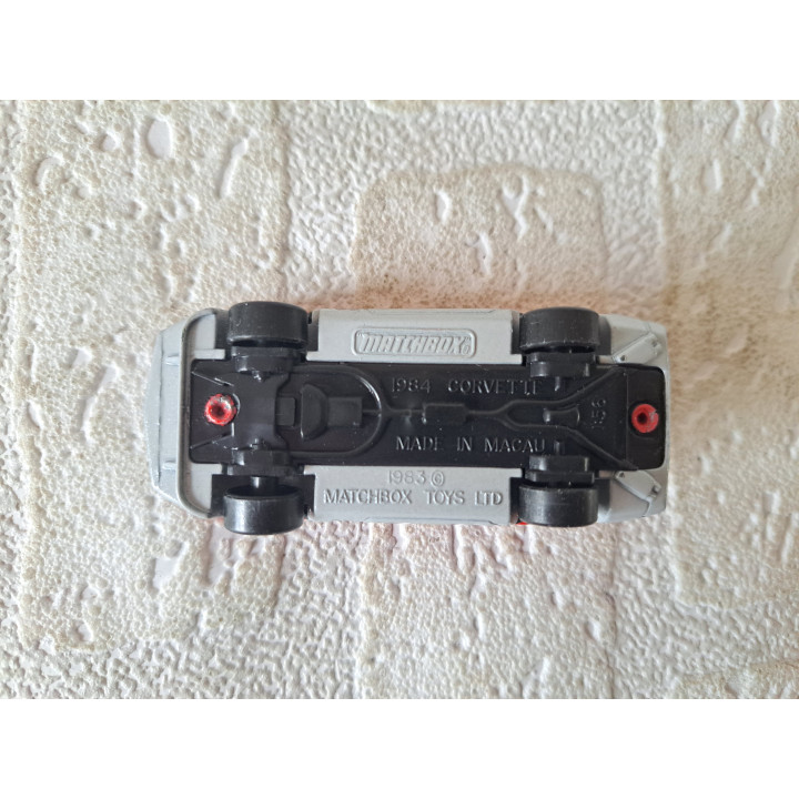 Chevrolet Corvette cabrio 1984 1:56 Matchbox, metaal - modelauto