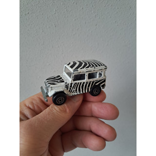 Majorette No. 277 Toyota Land Cruiser Safari Zebrastrepen - Vintage