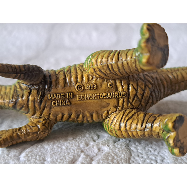 Rubber dinosaurus Edmontosaurus 1993 8x3x7cm -  Dino