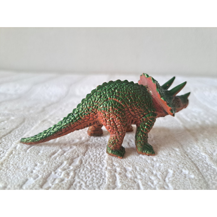 Rubber dinosaurus Triceratops 1993 2022248 10x3x4cm -  Dino