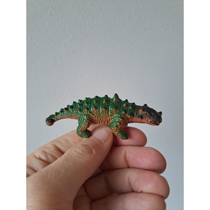 Rubber dinosaurus Ankylosaurus 1993 2022253 9.5x3x3cm