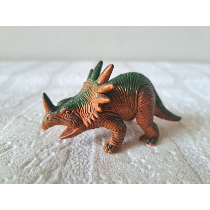 Rubber dinosaurus Styracosaurus 1993 1034941 8x3x4cm -  Dino