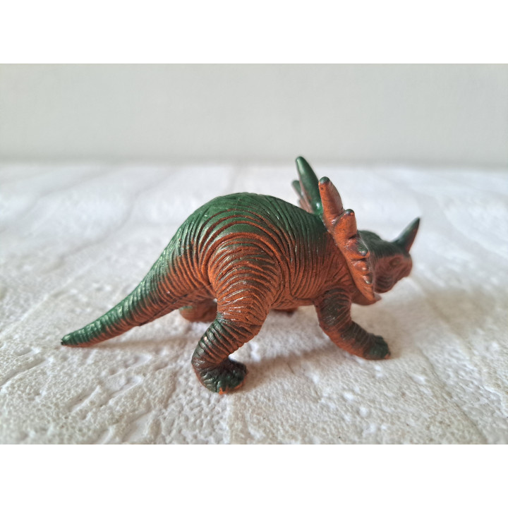 Rubber dinosaurus Styracosaurus 1993 1034941 8x3x4cm -  Dino