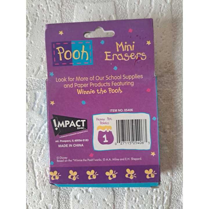 Iejoor de ezel van rubber Winnie The Pooh 3x2x2.5cm -   winnie the pooh