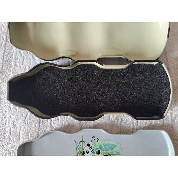 Panda pen and pencil holder tin Korea buy