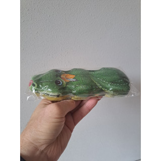 Pennen en potloden bakje met Krokodil, blik 20x7x3cm