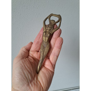 Brief en flesopener, brons 4.5x16x0.4cm (a)
