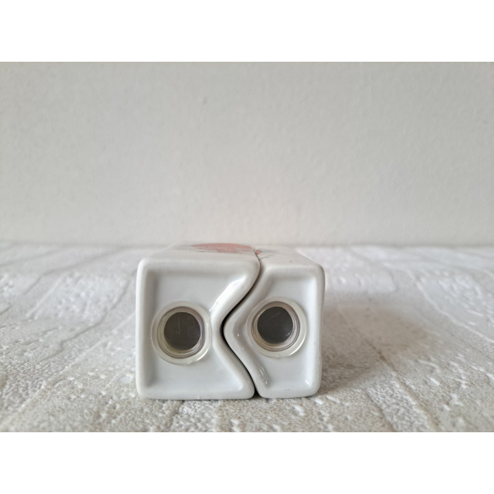 Luchtballon peper en zoutstel, porselein 5x3.5x7cm - peper en zoutstellen