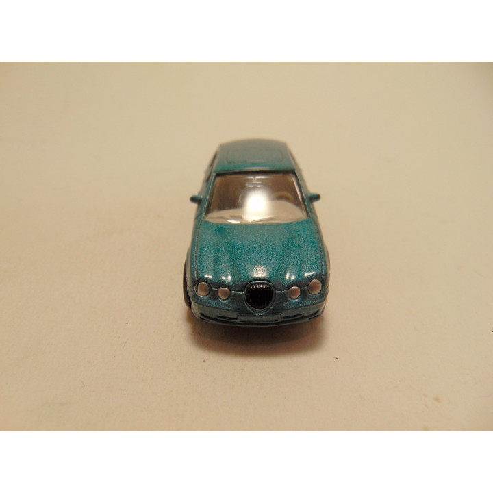 Jaguar S type 1:64 Welly blauwgrijs