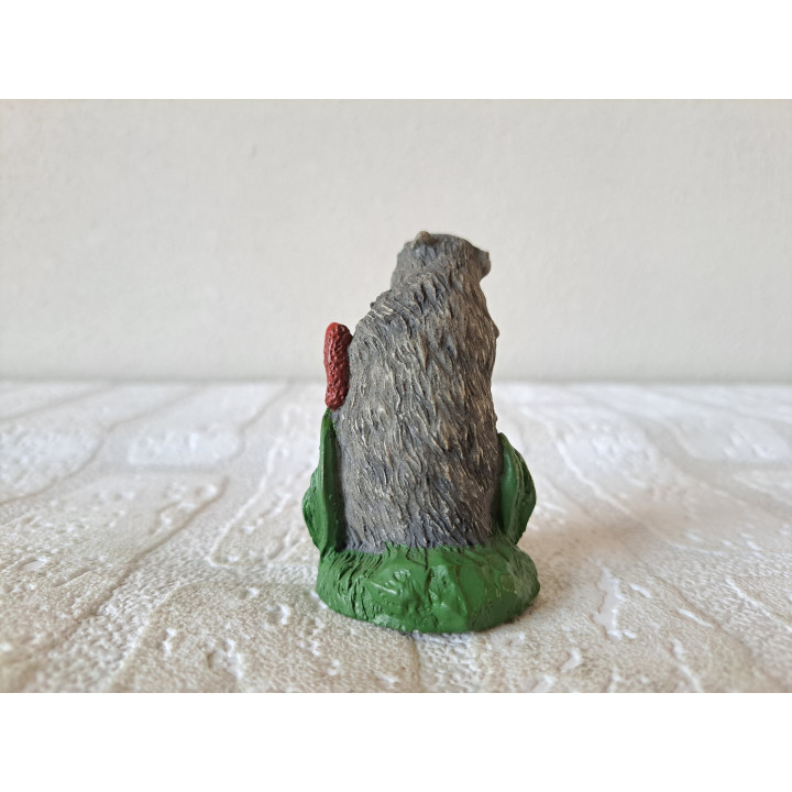 Marmot beeldje uit 1989 - decoratief kunsthars object