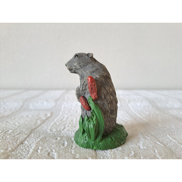 Marmot Figurine from 1989 - Decorative Resin Object