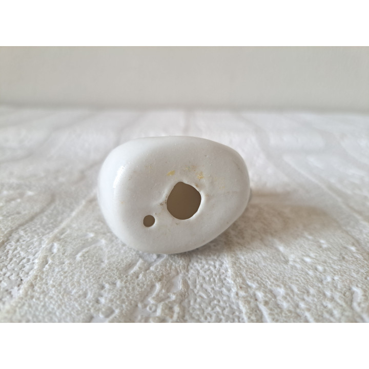 Eend, porselein 5.5x3x4.5cm - dierfiguren