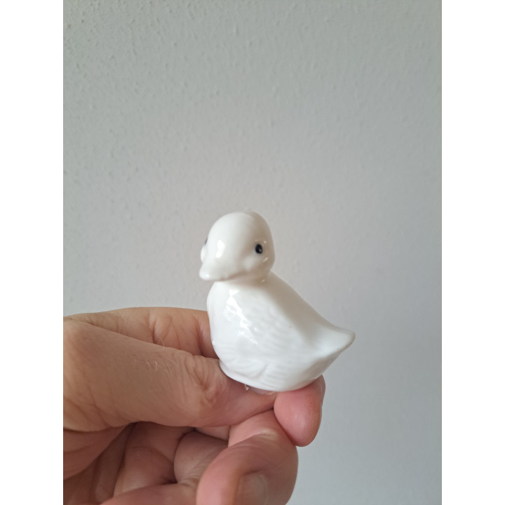 Eend, porselein 5x4x5.5cm