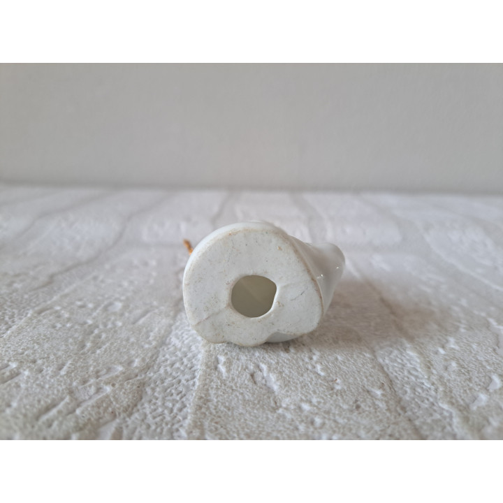 Kerstman voor in de kerstboom, porselein 4.5x3x6cm - beeldjes