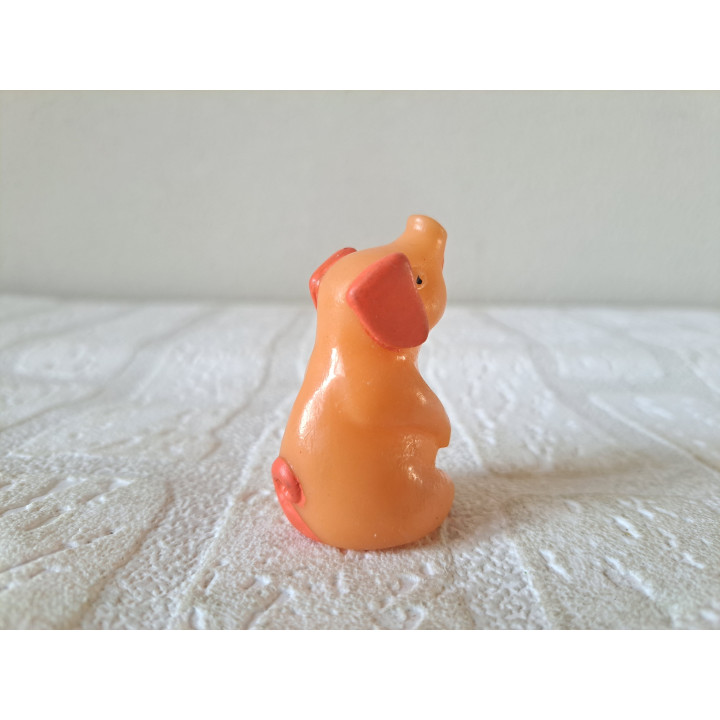 Varken, rubber 3.5x2.5x5.5cm - dierfiguren