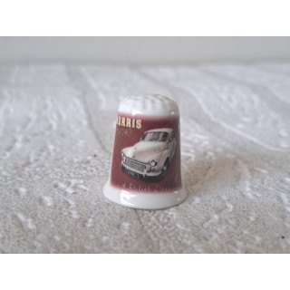 Morris Minor Saloon 1952 reclame vingerhoedje