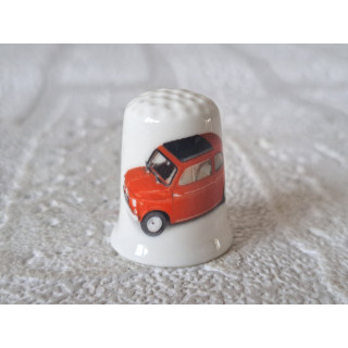 Fiat 500 met sunroof vingerhoedje