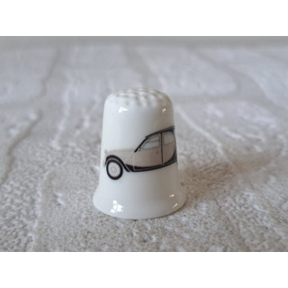 Grijs-zwarte Citroen 2CV Charleston vingerhoedje