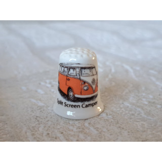 Volkswagen bus split screen camper vingerhoedje