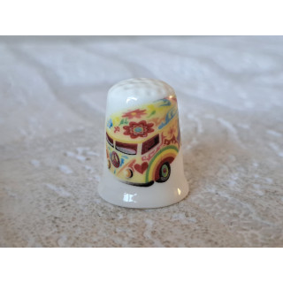 Volkswagen bus Power Flower vingerhoedje