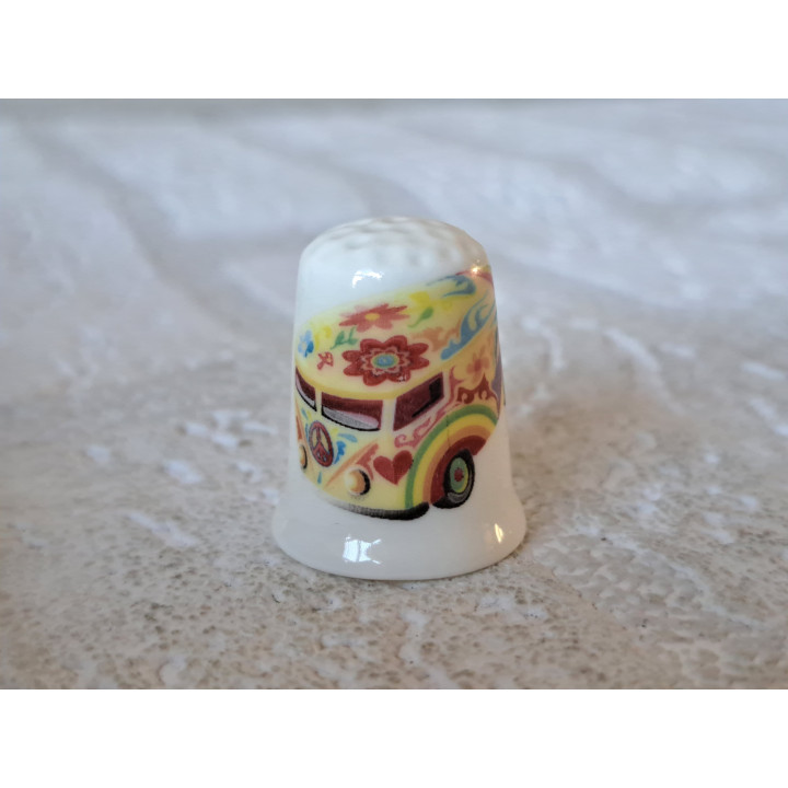 Volkswagen bus Power Flower vingerhoedje