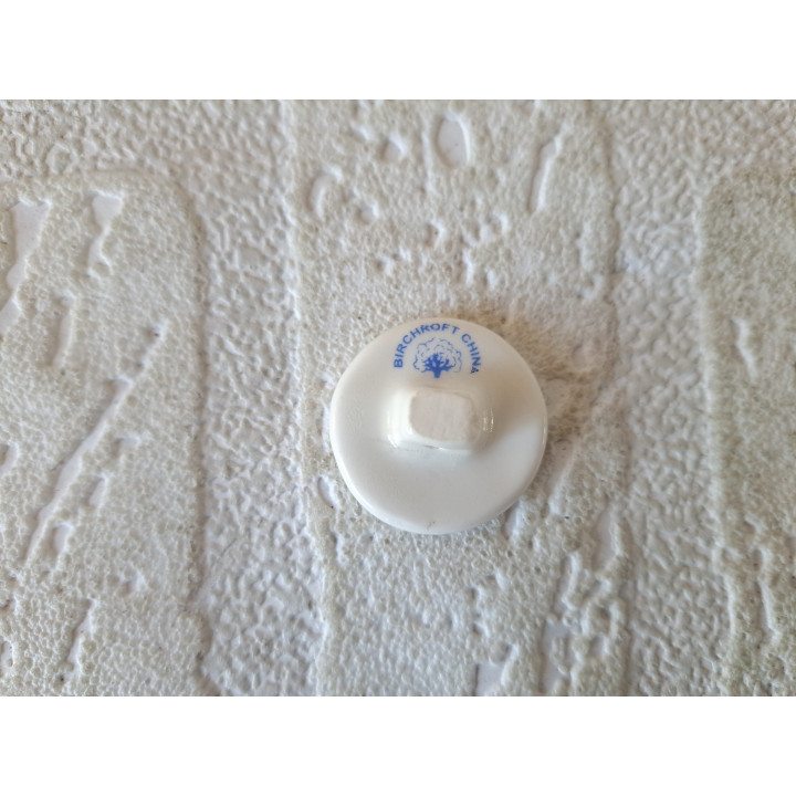 Porselein knoop met Cadillac logo Birchcroft D2.5xH1.5cm (1) - Verzamelobject