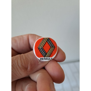 Porselein knoop met Renault logo Birchcroft D2.5xH1.5cm