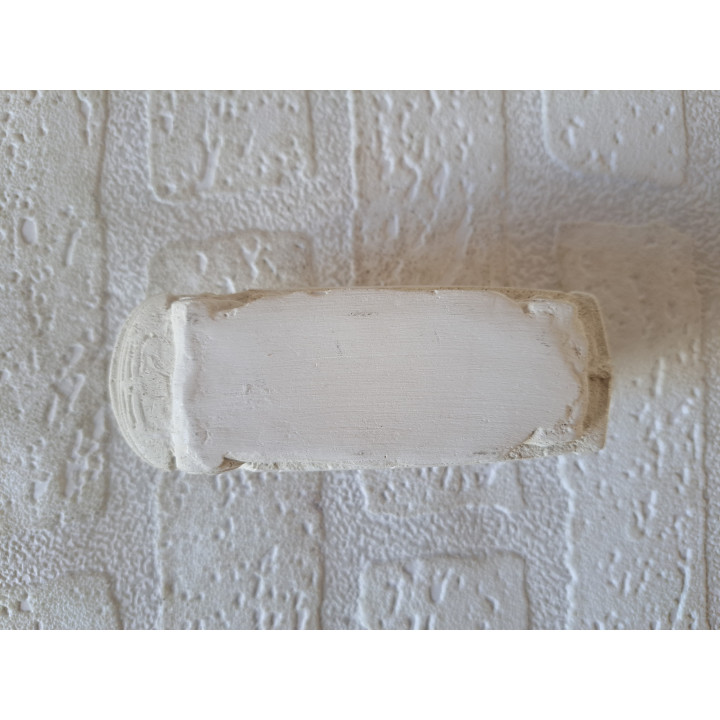Citroen DS 19 gietmodel half geverfd, Keramisch gips 11x4x3.5cm - handgemaakt