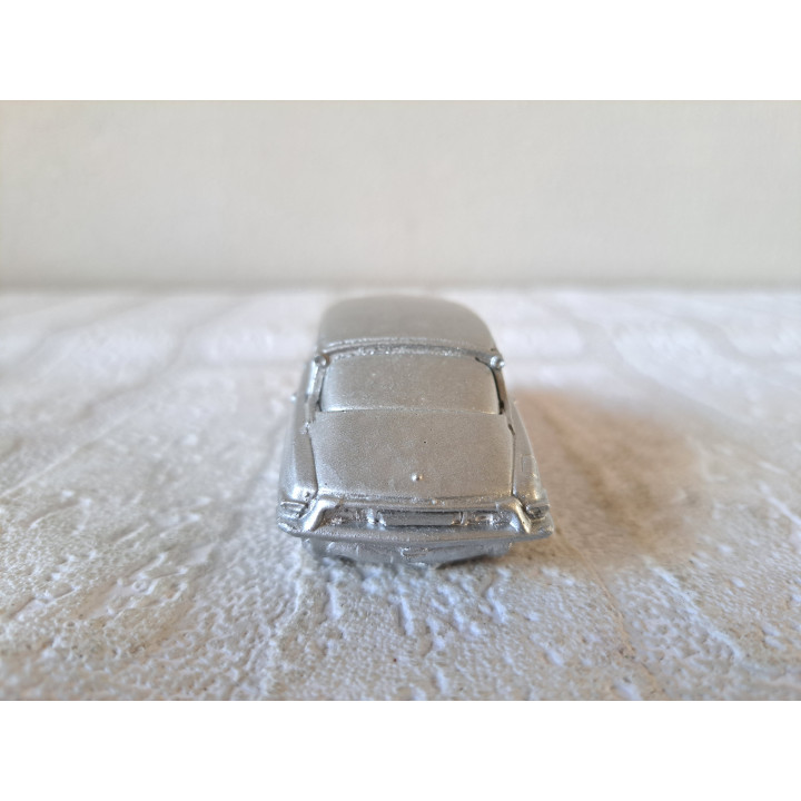 Citroen DS 19 gietmodel, keramisch gips 11x4x3.5cm - handgemaakt