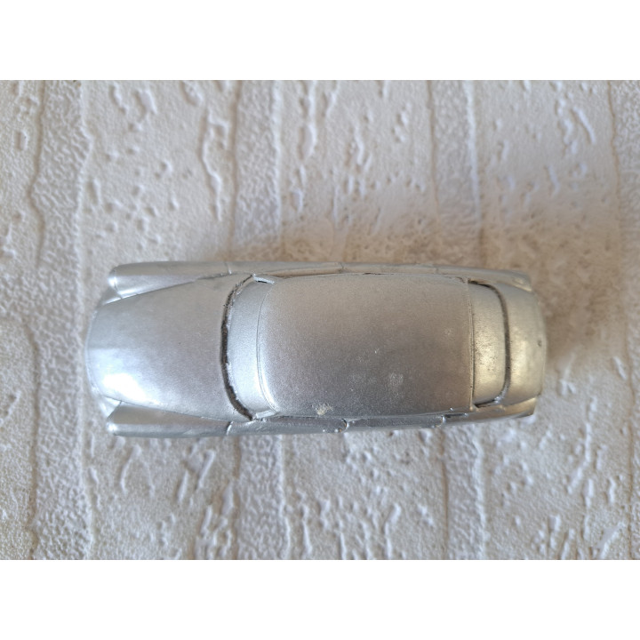 Citroen DS 19 gietmodel, keramisch gips 11x4x3.5cm - handgemaakt