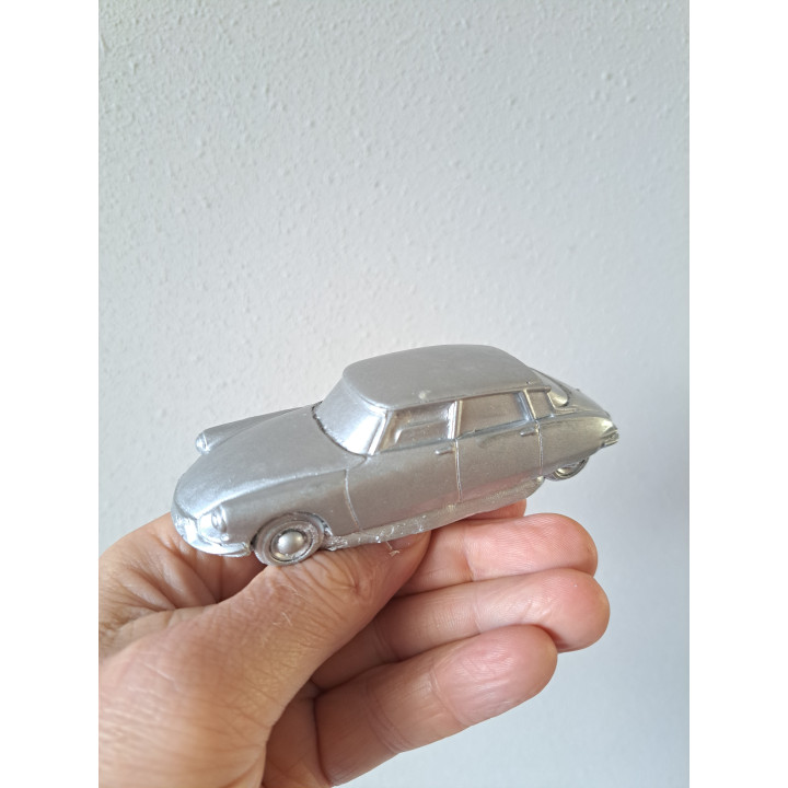 Citroen DS 19 gietmodel, keramisch gips 11x4x3.5cm