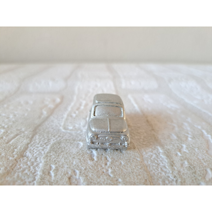 Fiat 500 1956 gietmodel, keramisch gips 4x2x2cm - handgemaakt