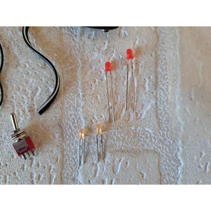 1:18 schaalmodel ledverlichting en schakelaar - ledverlichting