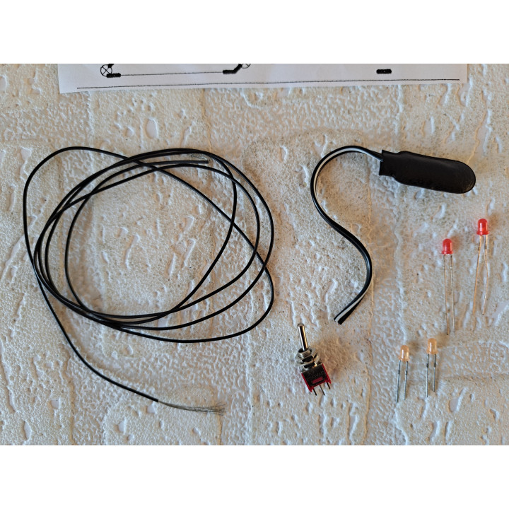 1:18 schaalmodel ledverlichting en schakelaar - ledverlichting