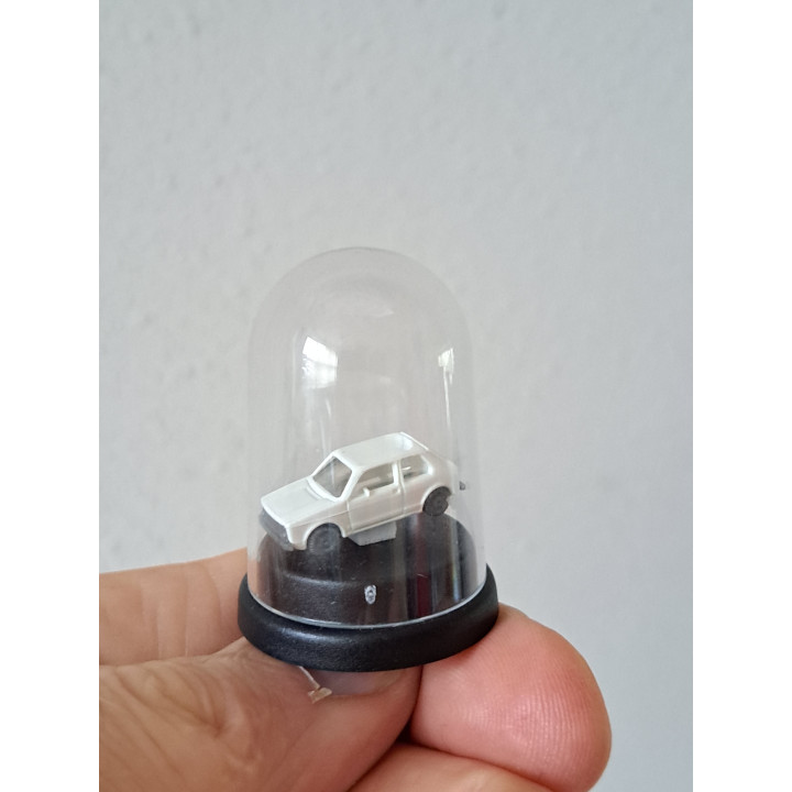 Volkswagen Golf type 1 1:160 in stolpje, kunststof D3xH4.5cm wt