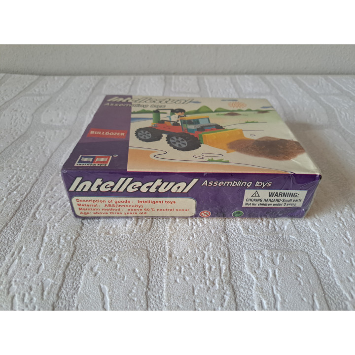 Bulldozer Intellectual Assembling toys, kunststof 17x14x4.5cm - bouwset