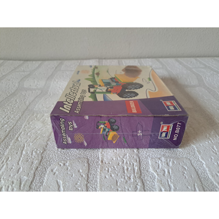 Bulldozer Intellectual Assembling toys, kunststof 17x14x4.5cm - bouwset