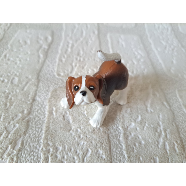 Barbie Beagle puppy dog rubber figure Mattel