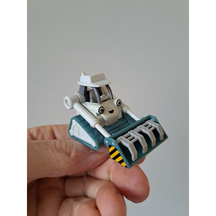 Rocky van Bob de bouwer, Dickie Toys, metaal 6x3.5x4.5cm