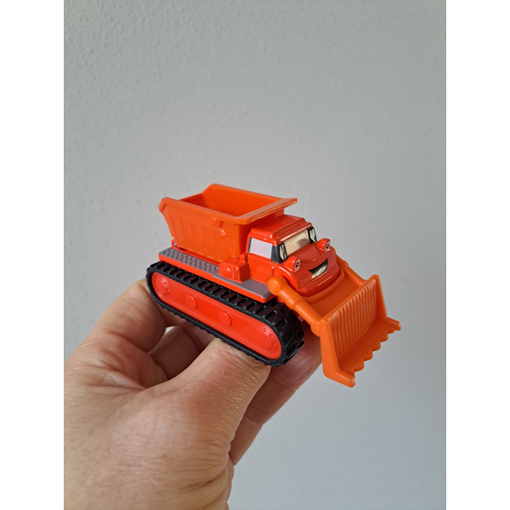 Muck van Bob de bouwer, Fisher Price, metaal 9.5x4.5x4.5cm