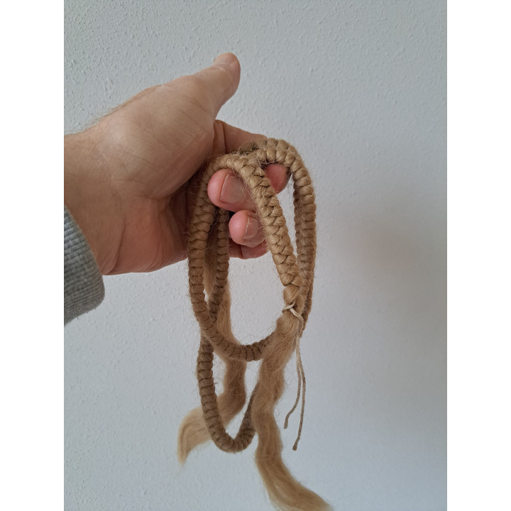 Poppenhaar 100 procent wolhaar, 120cm