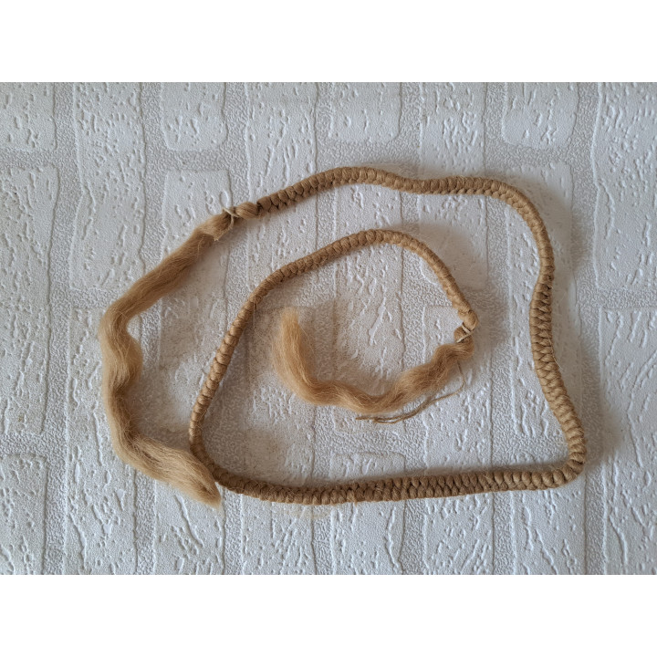 Poppenhaar 100 procent wolhaar, 120cm - wolhaar