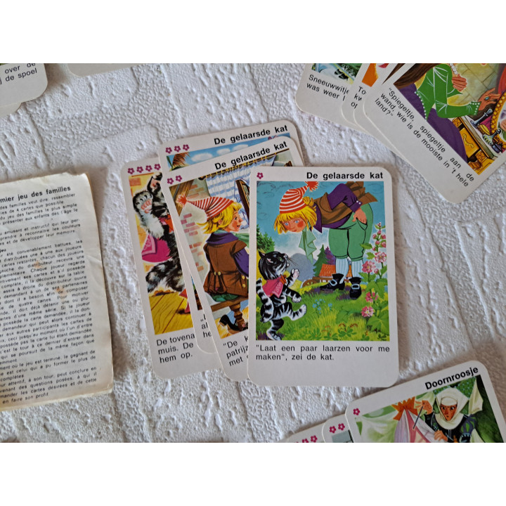 Sprookjes kwartet Jumbo 1979 vintage kaartspel