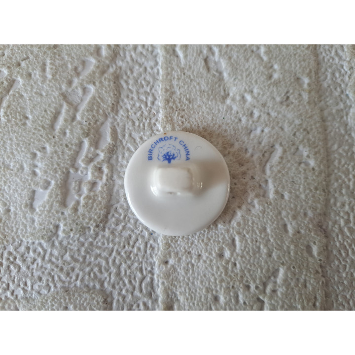 Porselein knoop Popeye met Wimpy Birchcroft D2.5xH1.5cm - Verzamelobject