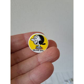 Porselein knoop Popeye met Olive Oly Birchcroft D2.5xH1.5cm