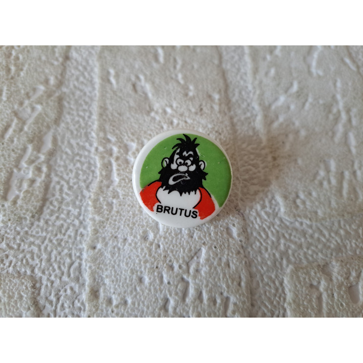 Porselein knoop Popeye met Brutus Birchcroft D2.5xH1.5cm - Verzamelobject