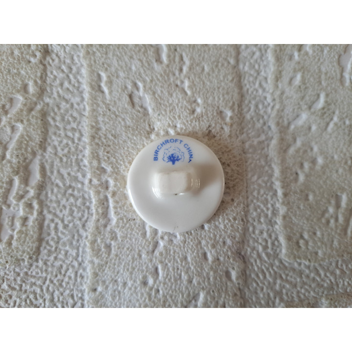 Porselein knoop met Popeye Birchcroft D2.5xH1.5cm - Verzamelobject