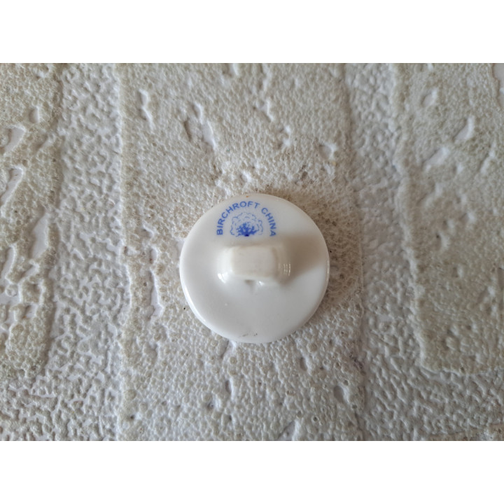 Porselein knoop Popeye met Bluto Birchcroft D2.5xH1.5cm - Verzamelobject